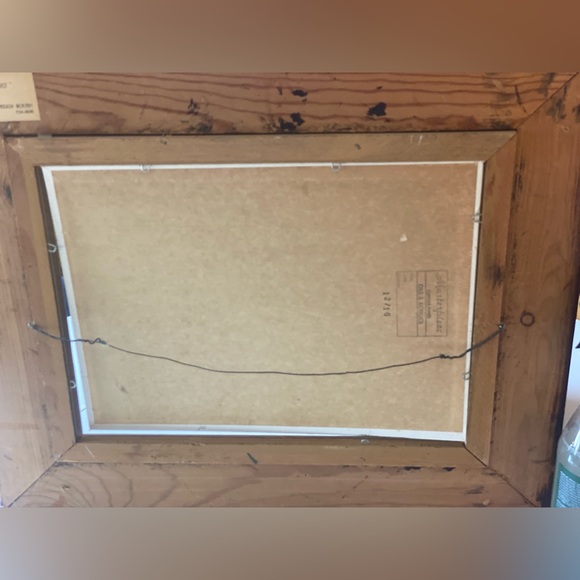 Original Handmade Vintage Oil Painting Fall floral Theme Artist original tag - Picture 6 of 11